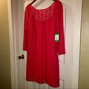 Lilly Pulitzer Topanga Dress, Island Coral Size XL